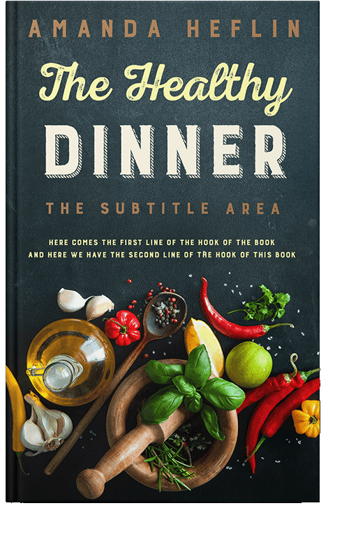 Front view of Outer Space #10469 - Premade Cookbooks & Food & Wine Book Cover
