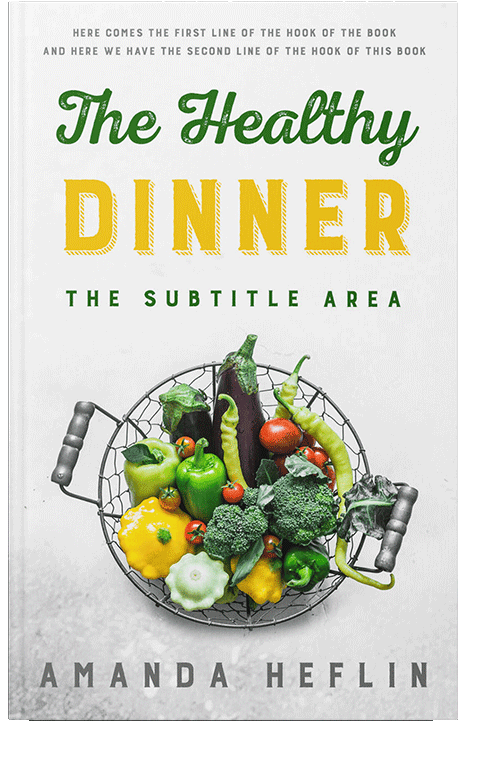 Front view of Woodland #10471 - Premade Health & Dieting & Fitness Book Cover