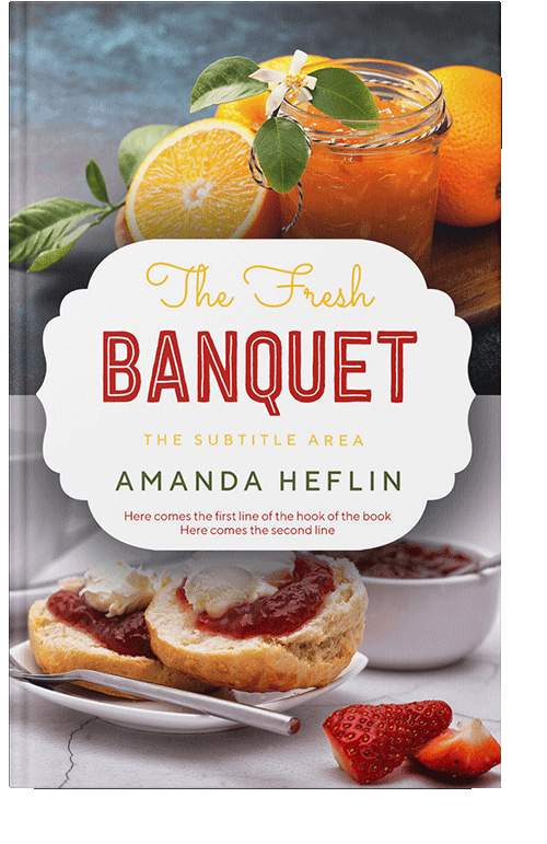 Front view of Tea #10479 - Premade Travel Book Cover