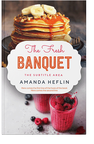 Pre Made Book Cover Cocoa Brown