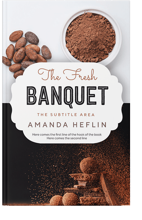 Front view of Mischka #10488 - Premade Cookbooks & Food & Wine Book Cover