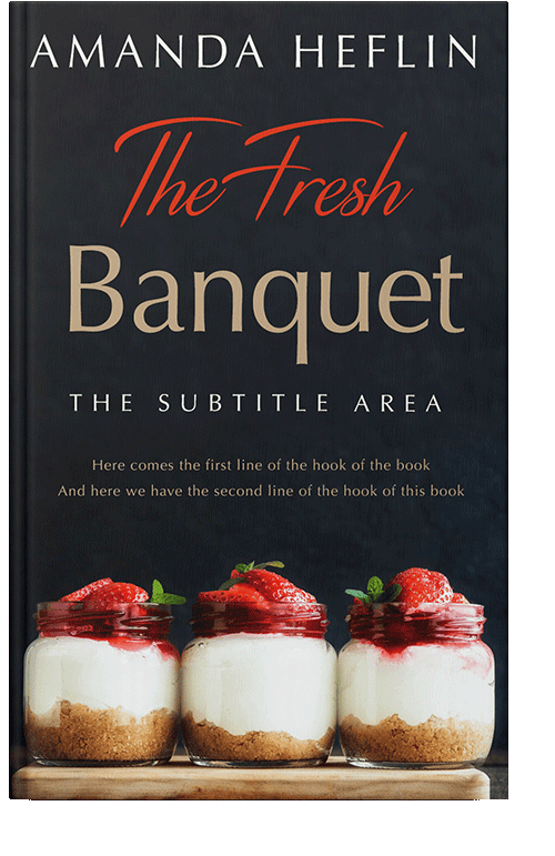 Front view of Cameo #10493 - Premade Romance Book Cover