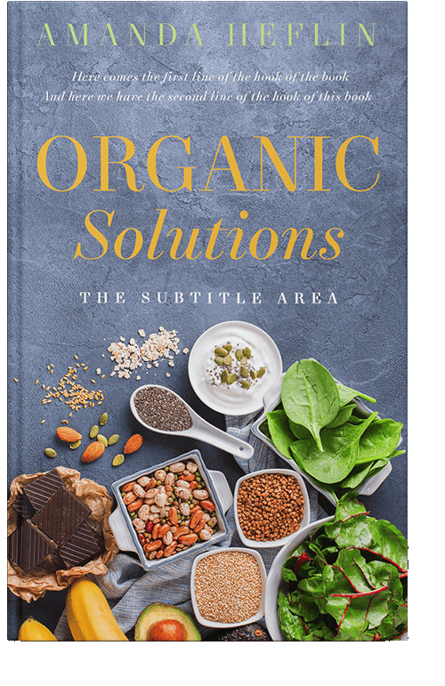 Front view of Slate Gray #10527 - Premade Health & Dieting & Fitness Book Cover