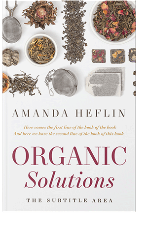 Pre Made Book Cover Swirl