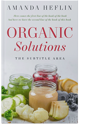 Pre Made Book Cover Quill Gray