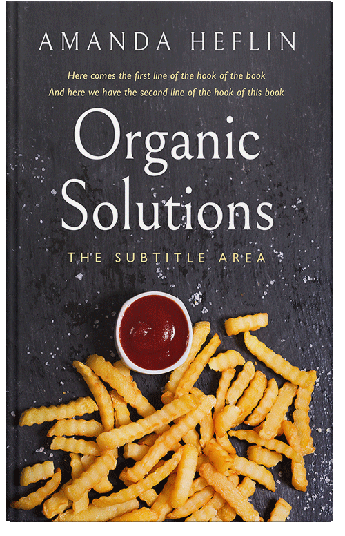 Front view of Premade Cookbooks & Food & Wine Book Cover - Baltic Sea