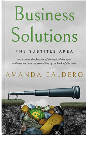 Pre Made Book Cover Quill Gray