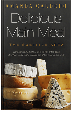 Pre Made Book Cover Tan