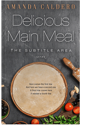 Pre Made Book Cover Fuscous Gray