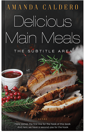 Pre Made Book Cover Brandy Rose