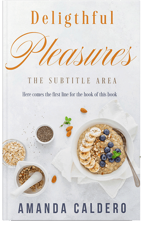 Front view of Desert Storm #10583 - Premade Health & Dieting & Fitness Book Cover