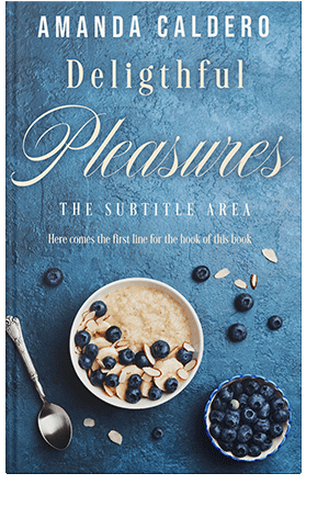 Pre Made Book Cover Wedgewood