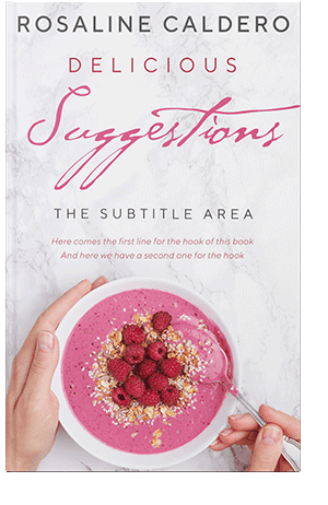 Pre Made Book Cover Hint of Red