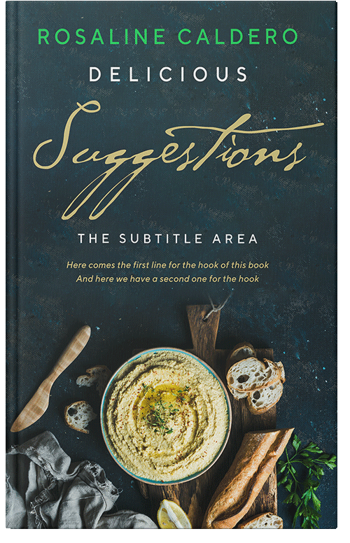 Front view of Premade Cookbooks & Food & Wine Book Cover - Outer Space