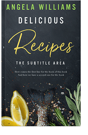 Pre Made Book Cover Ebony Clay