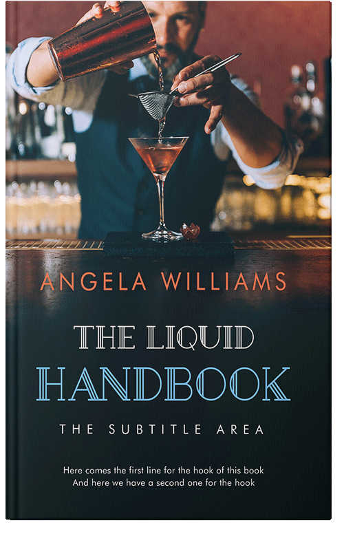 Front view of Premade Cookbooks & Food & Wine Book Cover - Shark