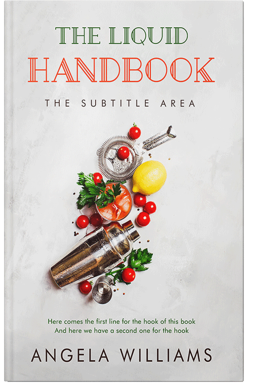 Front view of Ebb #10639 - Premade Cookbooks & Food & Wine Book Cover