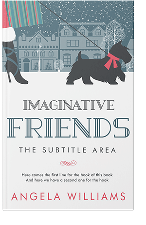 Pre Made Book Cover Slate Gray