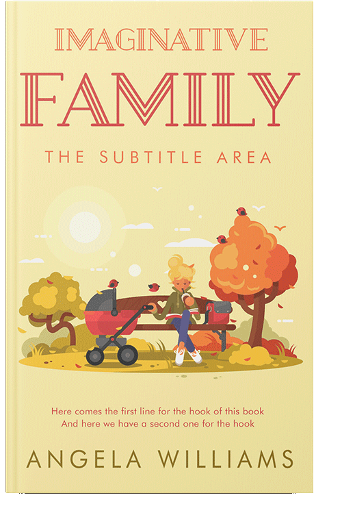 Front view of Banana Mania #10654 - Premade Chick Lit Book Cover