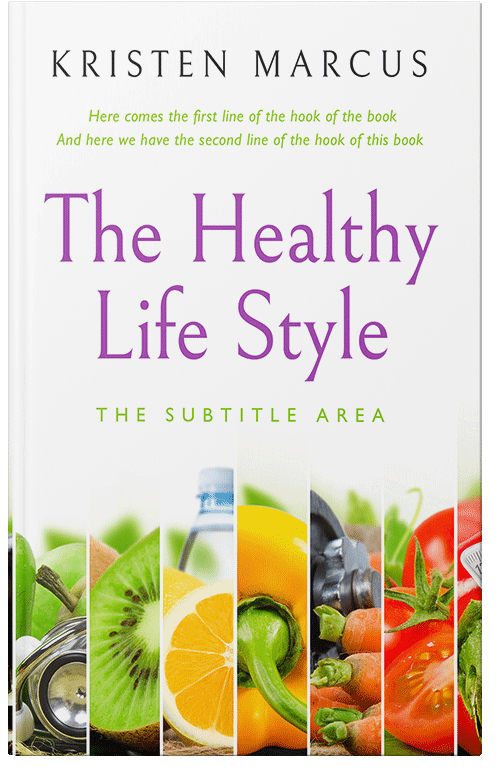 Front view of Premade Health & Mind & Body Book Cover - Hokey Pokey