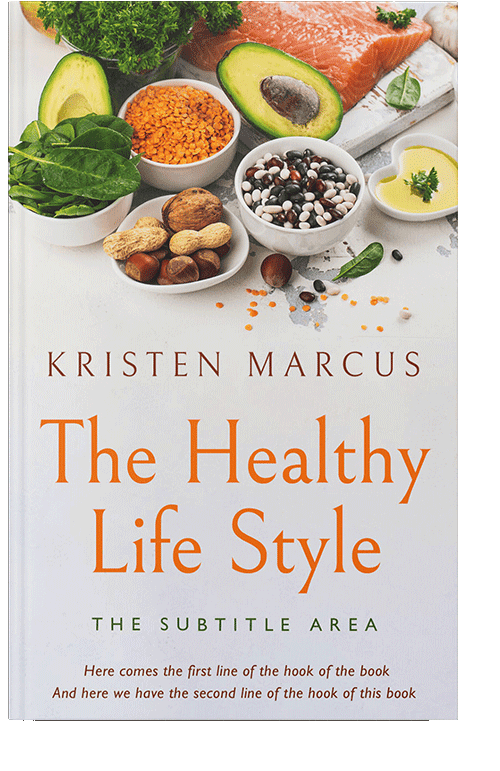 Front view of Ebb #10669 - Premade Health & Mind & Body Book Cover