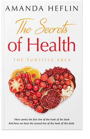 Pre Made Book Cover Persian Red