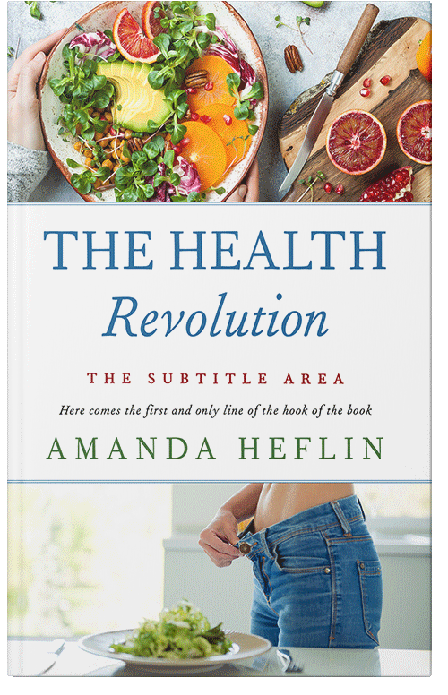 Front view of Spectra #10688 - Premade Health & Dieting & Fitness Book Cover