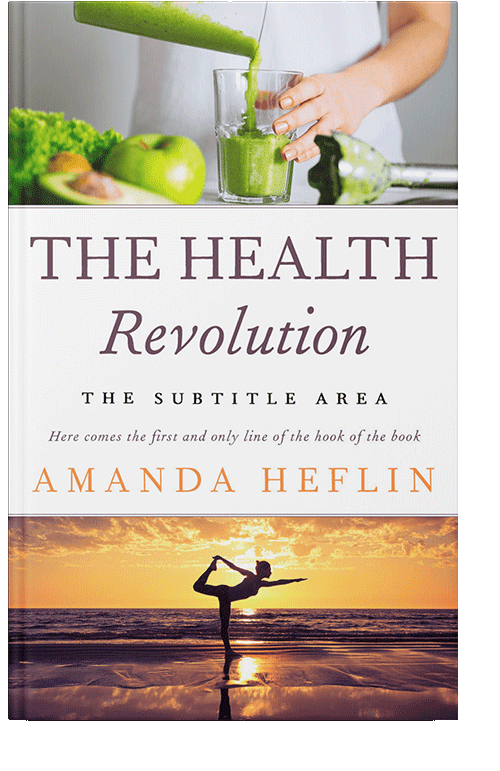 Front view of Laser #10697 - Premade Health & Mind & Body Book Cover