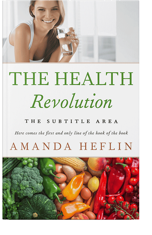 Front view of Woodland #10698 - Premade Health & Dieting & Fitness Book Cover