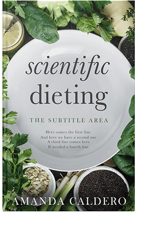 Pre Made Book Cover Green Kelp