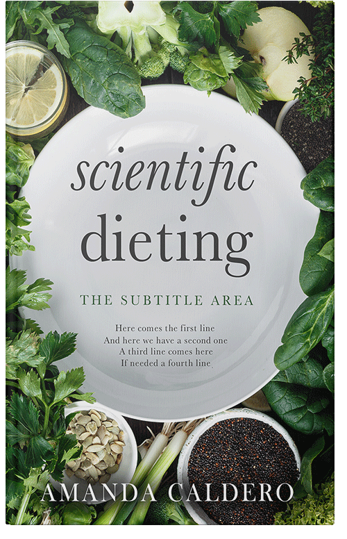 Front view of Green Kelp #10699 - Premade Health & Dieting & Fitness Book Cover