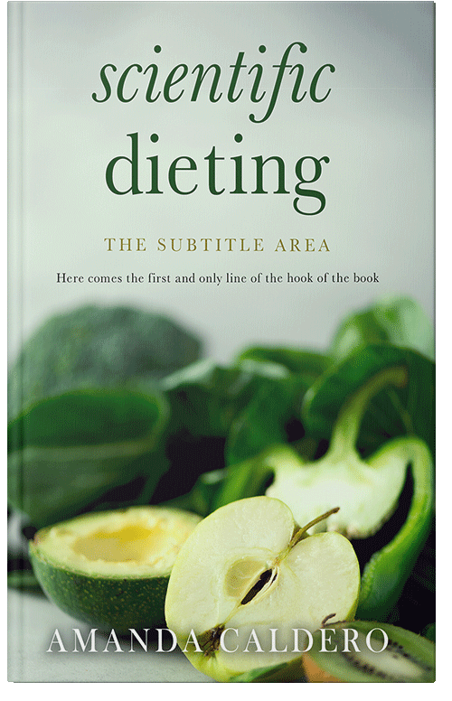 Front view of Mallard #10700 - Premade Health & Dieting & Fitness Book Cover