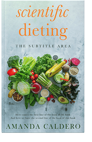 Pre Made Book Cover Jungle Mist