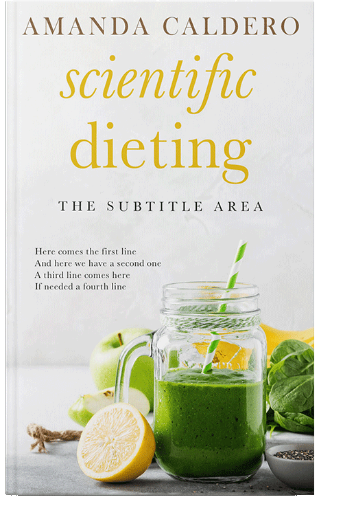 Front view of Desert Storm #10702 - Premade Health & Dieting & Fitness Book Cover