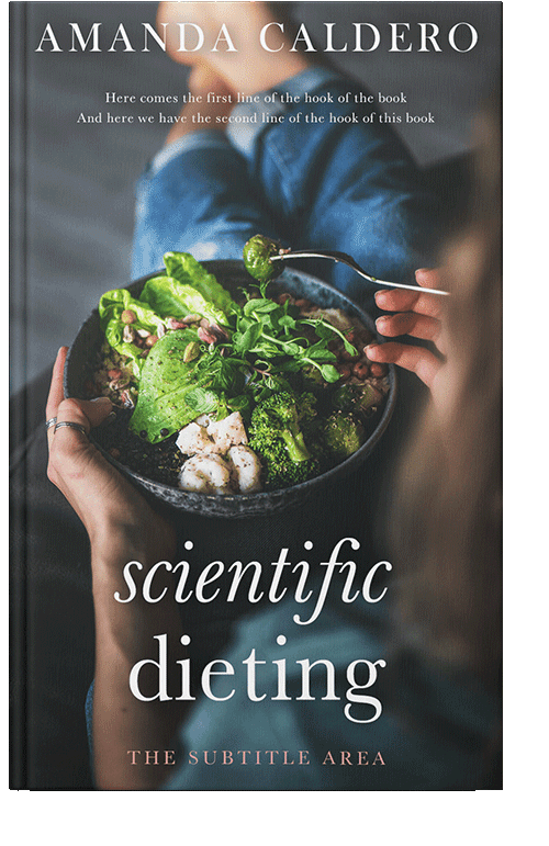 Front view of Cape Cod #10709 - Premade Health & Dieting & Fitness Book Cover