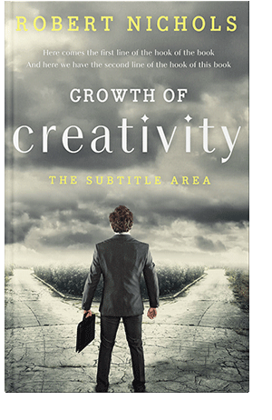 Pre Made Book Cover Lemon Grass