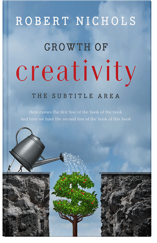 Front view of Polo Blue #10729 - Premade Self-Improvement & Self-Help Book Cover