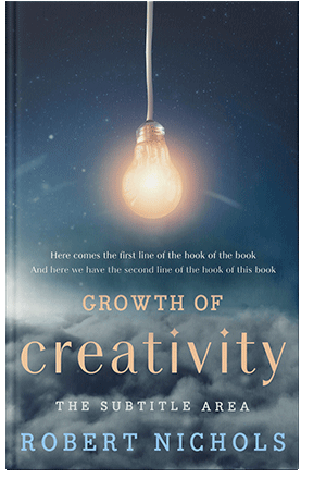 Pre Made Book Cover Blue Bayoux