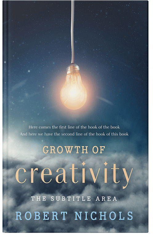 Front view of Blue Bayoux #10731 - Premade Business Book Cover