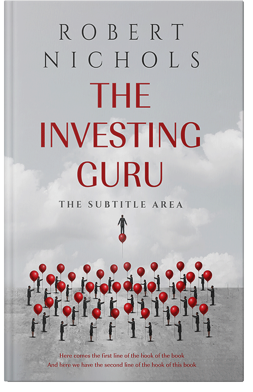 Front view of Premade Business Book Cover - Iron