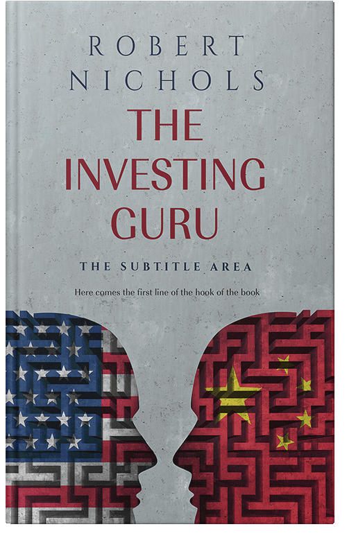 Front view of Hit Gray #10736 - Premade Business Book Cover