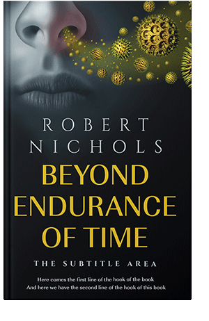 Pre Made Book Cover Black