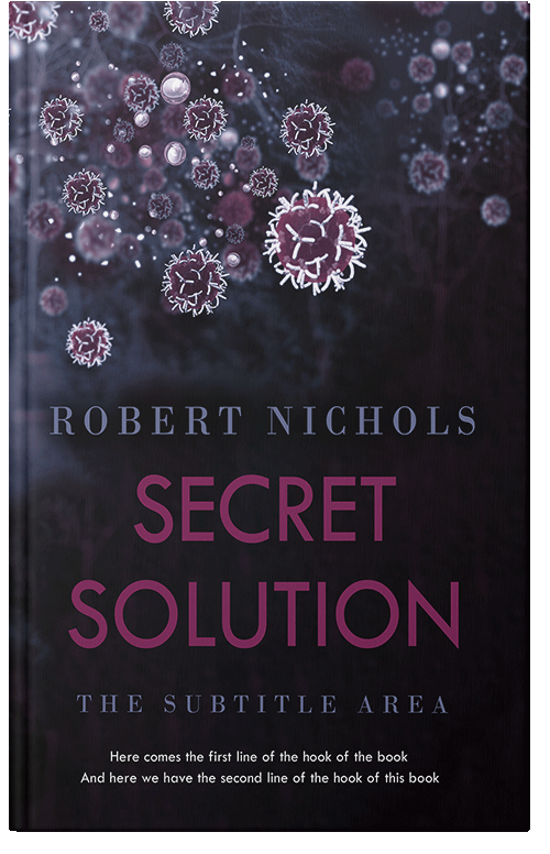 Front view of Cinder #10744 - Premade Medical Book Cover