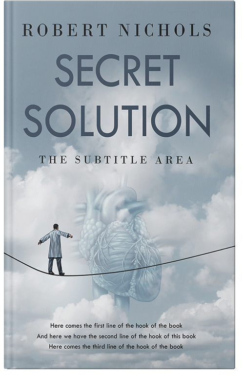 Front view of Loblolly #10749 - Premade Health & Mind & Body Book Cover