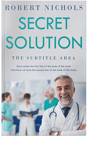 Pre Made Book Cover Iron