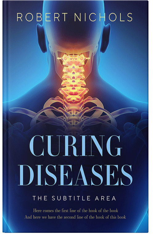 Front view of Bunting #10764 - Premade Health & Mind & Body Book Cover