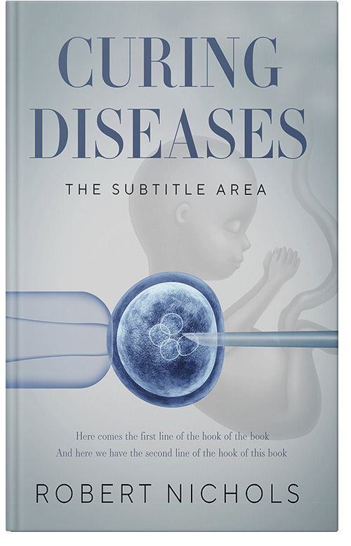 Front view of Submarine #10766 - Premade Science & Nature Book Cover