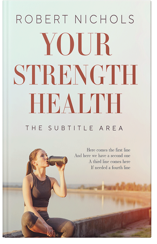 Front view of Premade Health & Dieting & Fitness Book Cover - Cararra