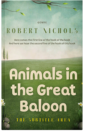 Pre Made Book Cover Coriander