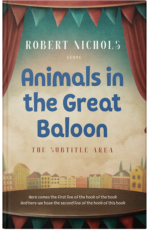 Front view of Akaroa #10791 - Premade Fantasy Book Cover